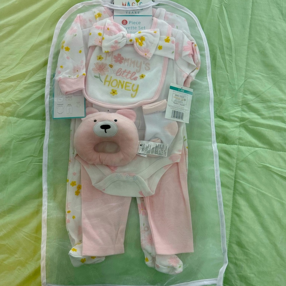 Brand new set for babygirl 3-6 months